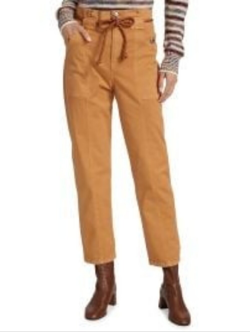 Veronica Beard Karter Paper Bag Pant